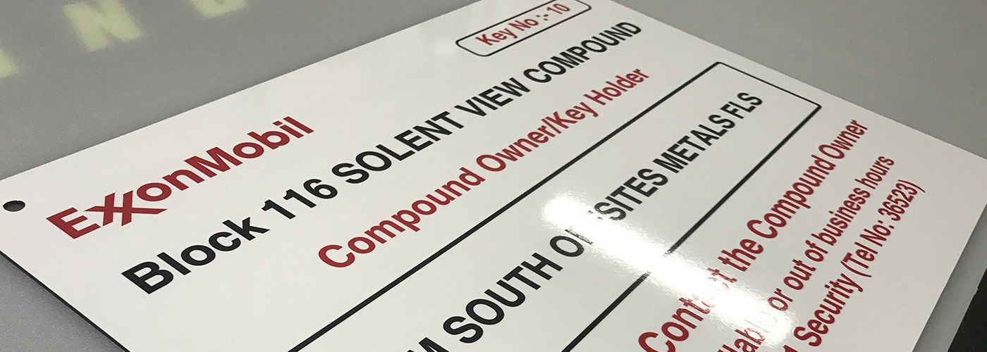 Composite Signage in Southampton